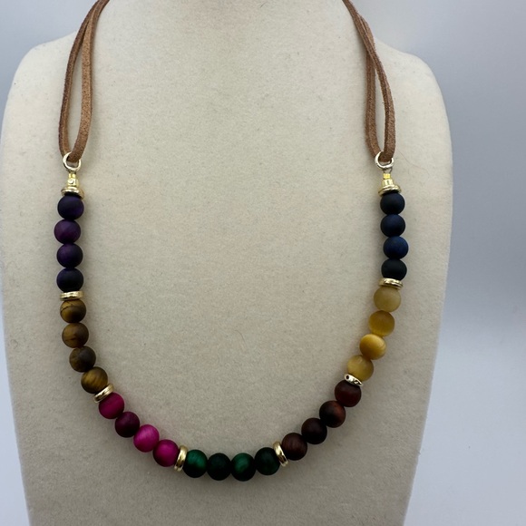 B.Rising Jewelry - Handcrafted Bohemian Multi Color Tiger Eye Choker/Necklace